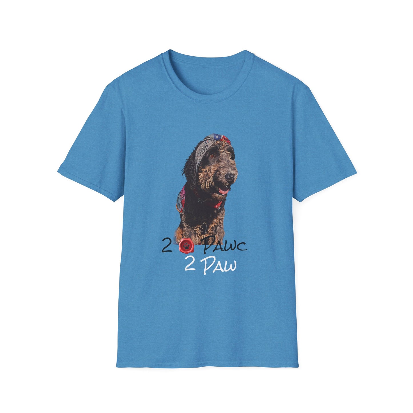 2- Paws Unisex Softstyle T-Shirt