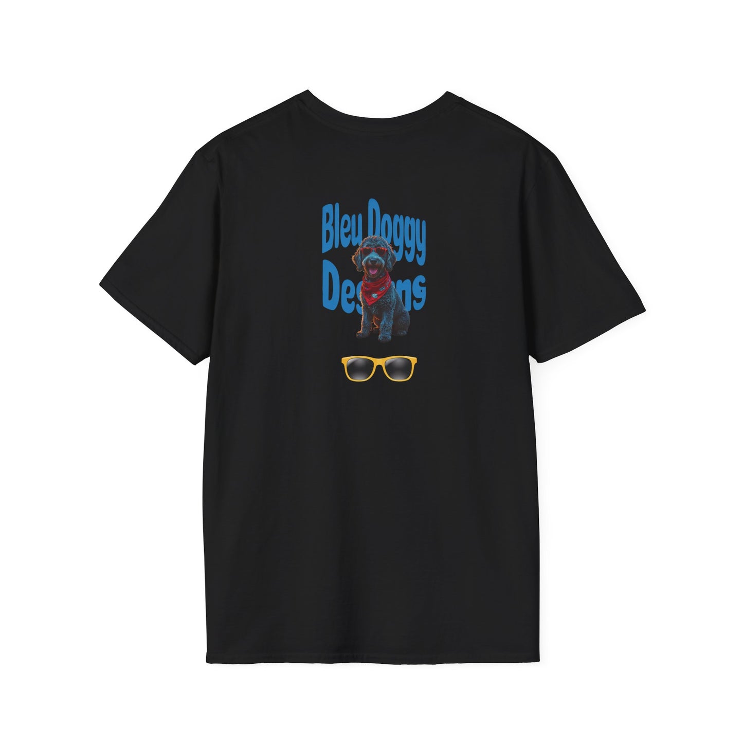 Bleu Doggy Unisex Softstyle T-Shirt